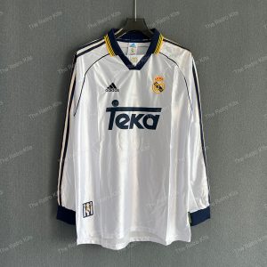 Real Madrid 1998/2000 Home Kit - Long Sleeve