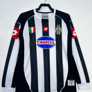 Juventus FC 2002/2003 Champions League Home Kit - Long sleeve
