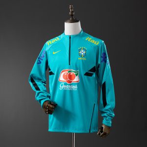 Brazil 2022/2023 Blue Shark Skin Training Wear