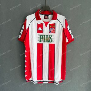 Red Star Belgrade 1998/2001 Home Kit - Short Sleeve