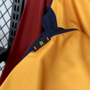 AS Roma 2001/2002 Champions League home kit long sleeve retro football shirt