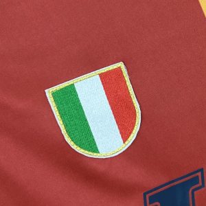 AS Roma 2001/2002 Champions League home kit long sleeve retro football shirt