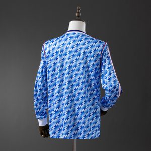 Manchester United 1990/1992 away kit long sleeve snowflake retro football shirt