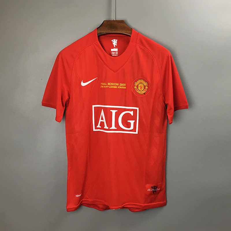 Manchester United 2007/2008 Champions League Final Kit