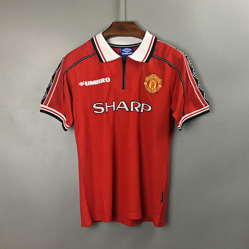 Manchester United 1998/2000 Home Kit - Short Sleeve