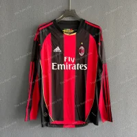 AC Milan 2010/2011 Home Kit - Long Sleeve