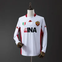 AS Roma 2001/2002 Away Kit - Long Sleeve