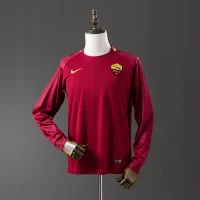 AS Roma 2017/2018 Home Kit - Long sleeve