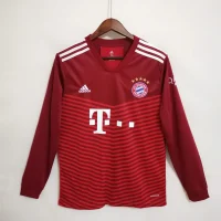 Bayern München 2021/2022 Home Kit - Long Sleeve