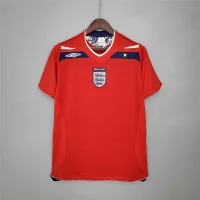 England 2008 Away Red Kit