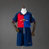 FC Barcelona 1999/2000 100th Home Kit - KIDS
