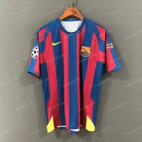 FC Barcelona 2005/2006 Champions League Final Kit – Short Sleeve