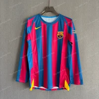 FC Barcelona 2005/2006 Champions League Final Kit - Long Sleeve