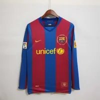 FC Barcelona 2007/2008 Home Kit - Long Sleeves