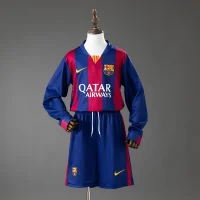 FC Barcelona 2014/2015 Home Kit Long Sleeve - KIDS