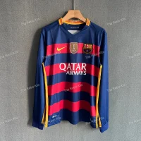 FC Barcelona 2015/2016 Home Kit - Long Sleeves