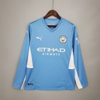 Manchester City 2021/2022 Home Kit - Long Sleeve