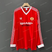 Manchester United 1982/1983 Home Kit - Long Sleeve