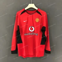 Manchester United 2002/2004 Home Kit - Long Sleeve