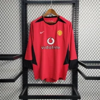 Manchester United 2002/2004 Home Kit - Long Sleeve