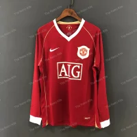 Manchester United 2006/2007 Home Kit - Long Sleeve