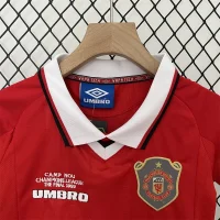 Manchester United 1999/2000 Champions League Home Kit - KIDS
