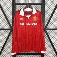 Manchester United 1992/1994 Home Kit - Long Sleeve