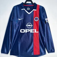 Paris Saint-Germain (PSG) 2001/2002 Home Kit - Long Sleeve