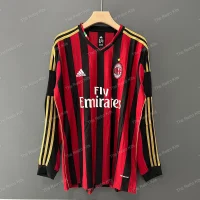 AC Milan 2013/2014 Home Kit - Long Sleeve