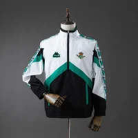 Real Betis 1996/1997 White And Black Windbreaker