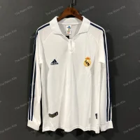 Real Madrid 2001/2002 Champions League Home Kit - Long Sleeve