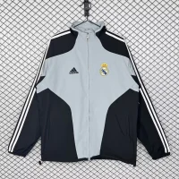 Real Madrid 2004/2005 Black And Grey Windbreaker