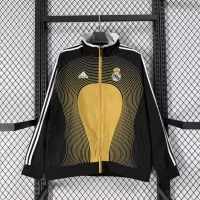 Real Madrid 2006/2008 Black and Yellow Windbreaker