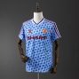 Manchester United 1990/1992 away kit snowflake retro football shirt